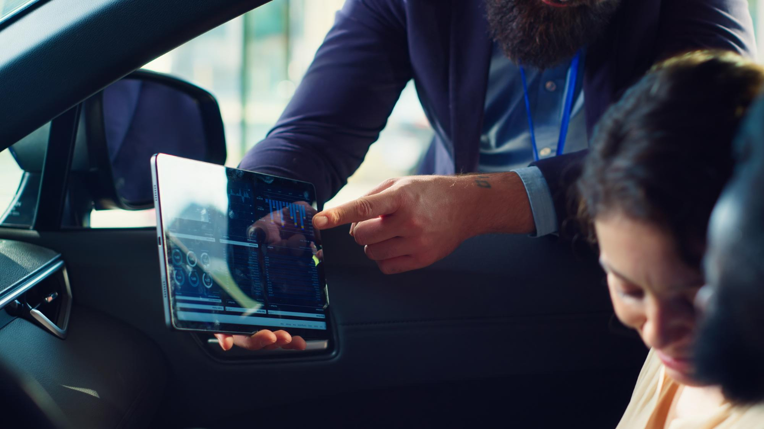 Exemple de fiche de services site chauffeur privé claire et professionnelle